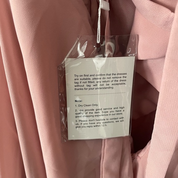 NWT Warm Notices One Shoulder High Split Chiffon Dress 10 - Picture 11 of 13